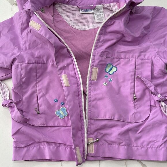 KRU | GIRLS Purple Lined Spring Fall Jacket - Picture 3 of 10